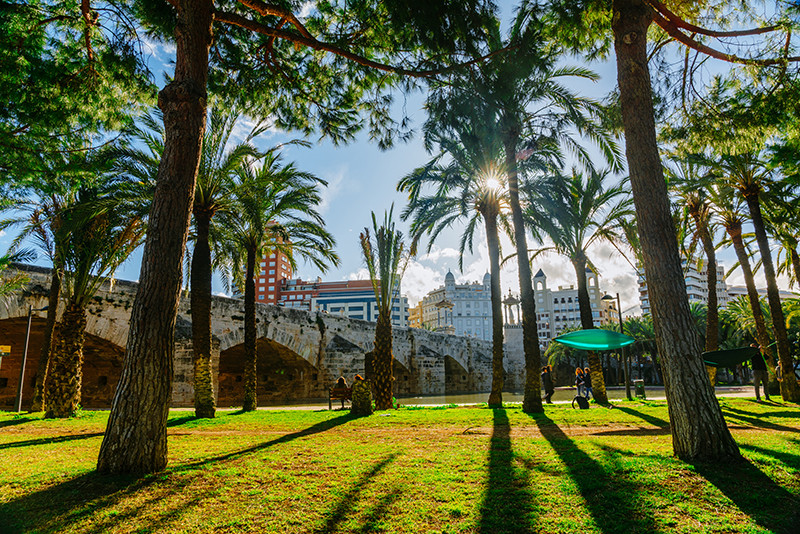 Jardín del Turia - park w Valencji